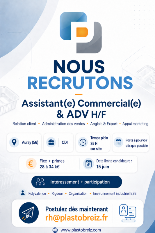 Assistant(e) Commercial(e) & ADV H/F