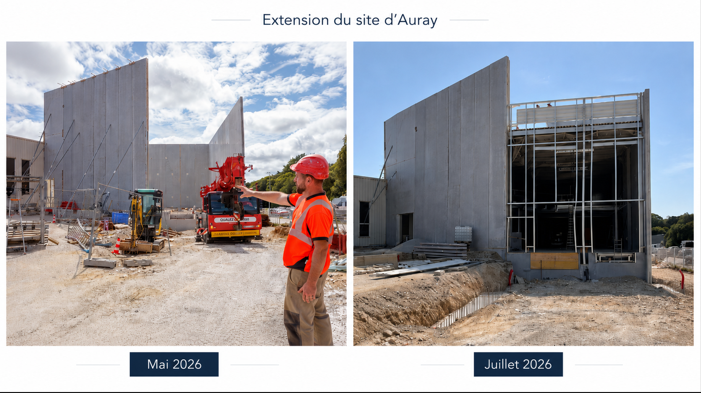 Extension site Auray 