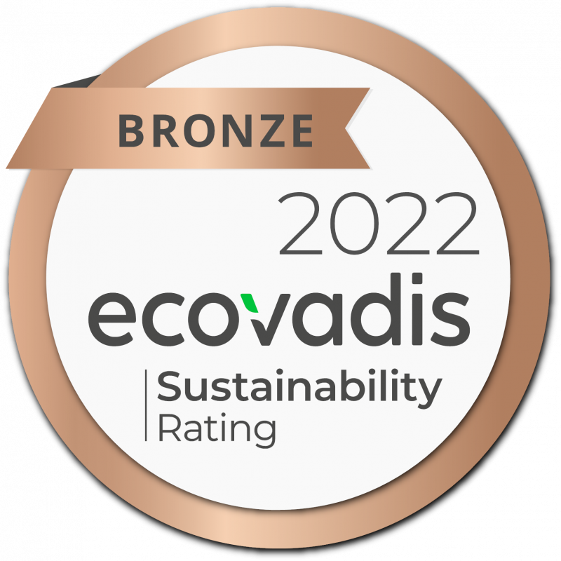 LABEL ECOVADIS 2022 | BRONZE