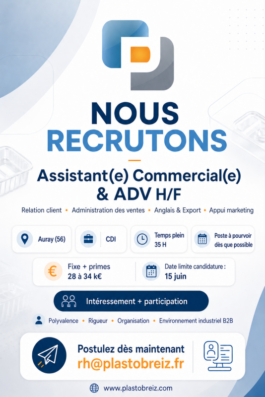Offre Assistant(e) Commercial(e) H/F