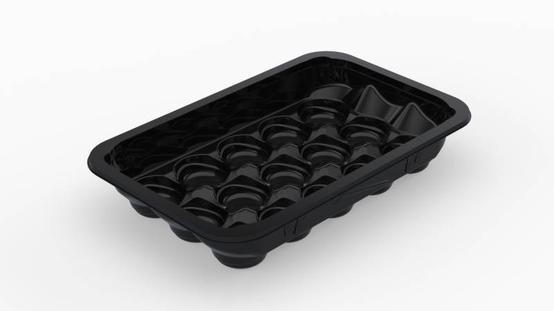 Barquette 15 boulettes noir